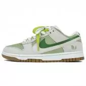 nike dunk low  promo new leaf double swoosh green